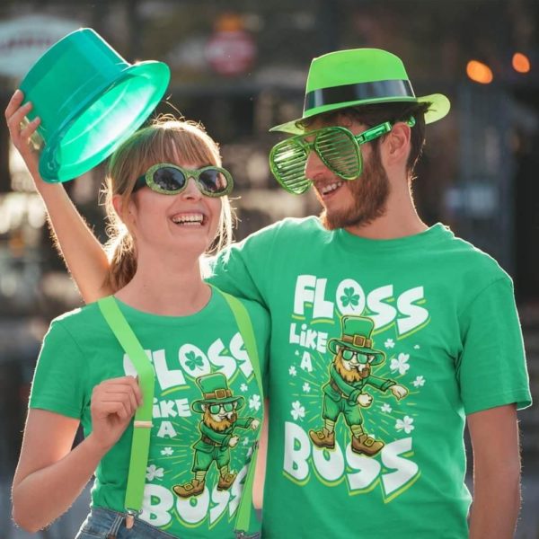 Floss Like A Boss St. Patrick’s Day T Shirt Apparel