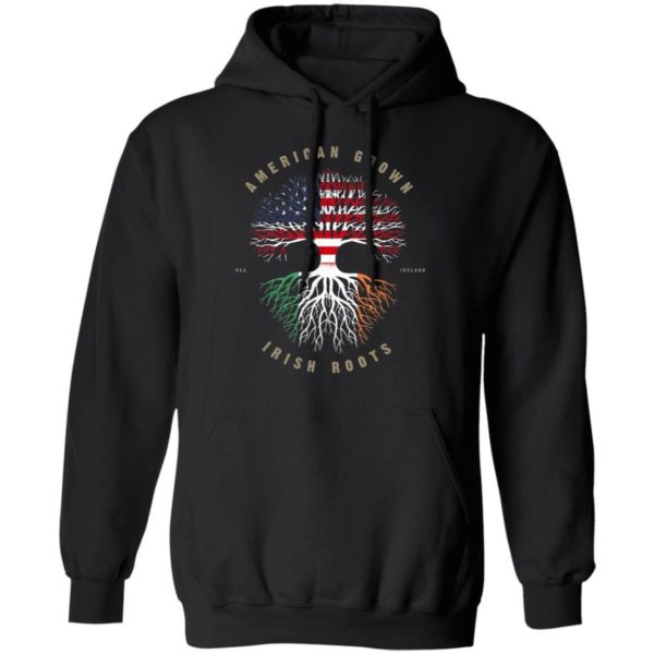 American Grown Irish Roots Ireland Flag Shirts Apparel