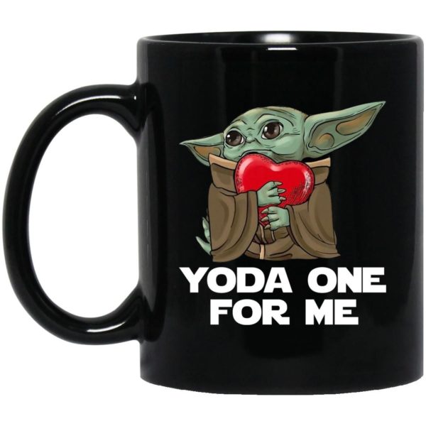 Baby Yoda Hug Heart Yoda One For Me Coffee Mug Apparel