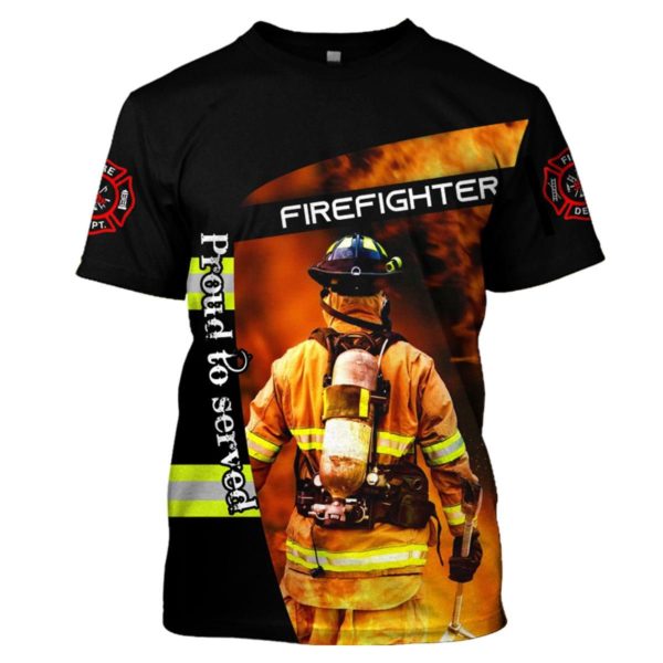Limited Edition Firefighter 3D Shirt Apparel