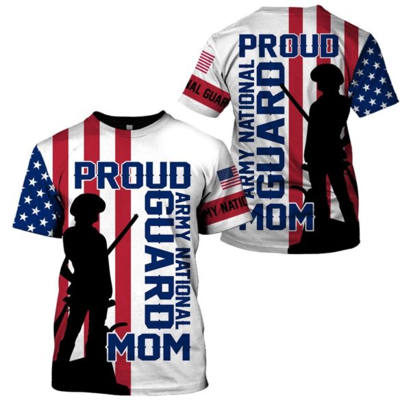 Army National Guard Mom 3D Shirt Apparel