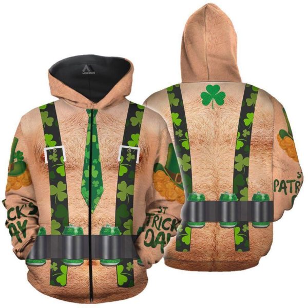 Funny Patricks Day 3D All Over Printed Shirts For Men & Women Apparel