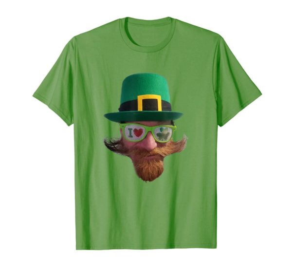 Mens St. Patrick's Day Head T Shirt Apparel
