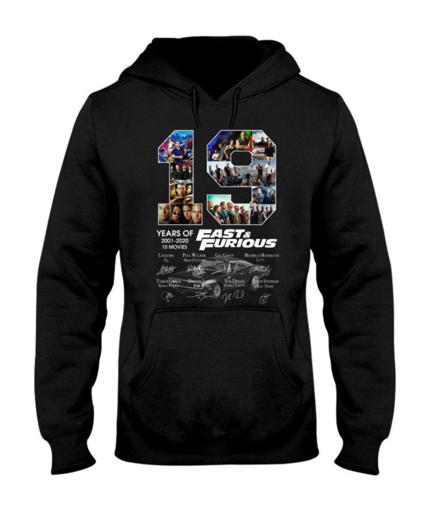 19 Years Of Fast & Furious Signature Shirt Apparel