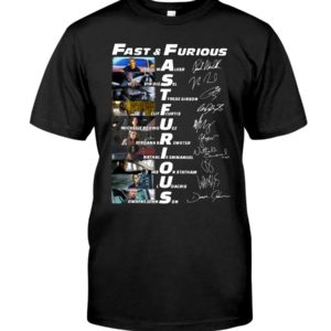 Fast & Furious Character Signature Shirt Apparel