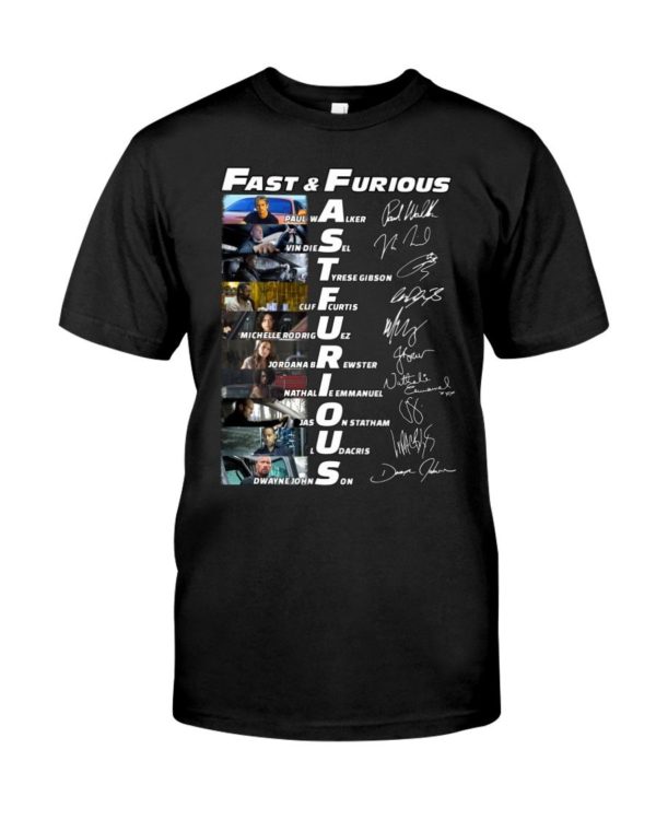 Fast & Furious Character Signature Shirt Apparel