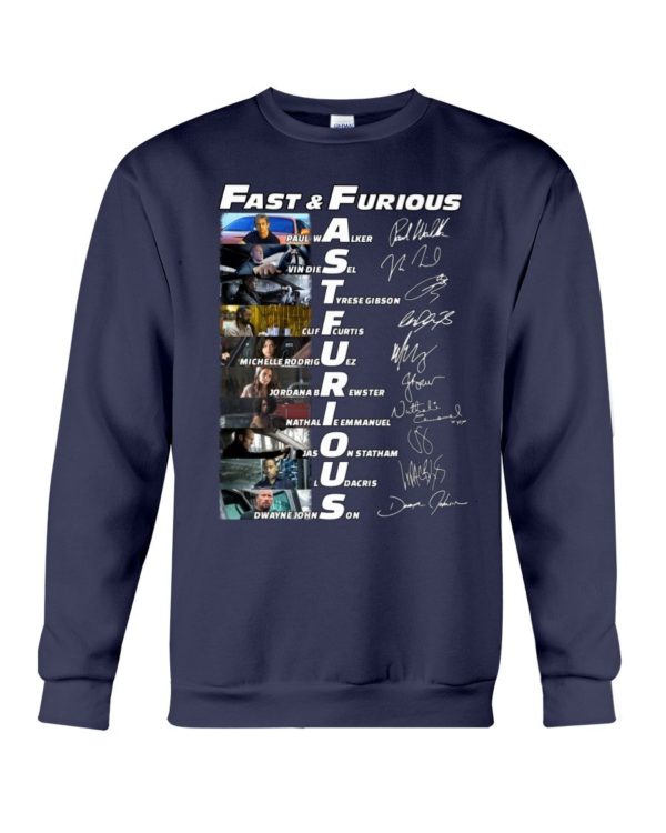 Fast & Furious Character Signature Shirt Apparel