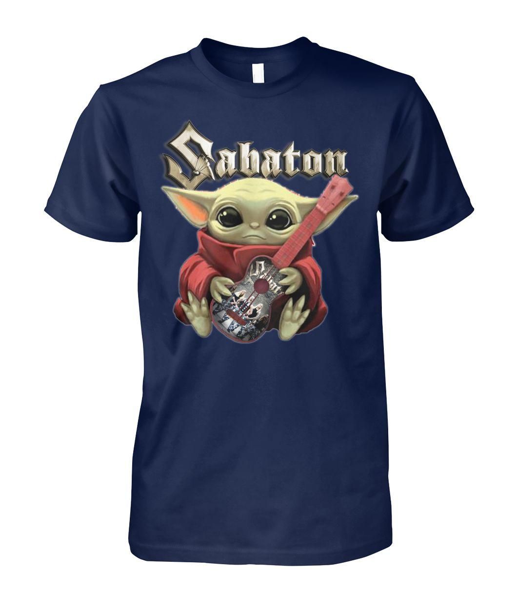 Baby Yoda Hug A Guitar Sabaton Shirt Apparel Baby Yoda Hug A Guitar Sabaton Shirt Apparel