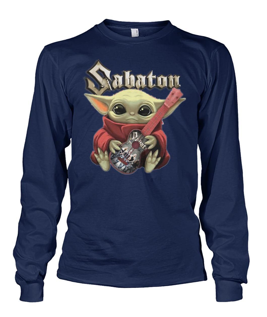 Baby Yoda Hug A Guitar Sabaton Shirt Apparel Baby Yoda Hug A Guitar Sabaton Shirt Apparel