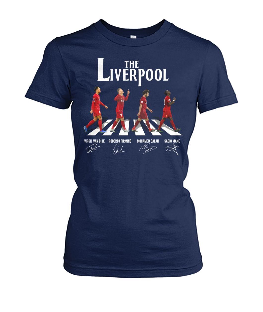 The Liverpool Abbey Road Van Dijk, Firmino, Salah, Mane Signature Shirt Apparel The Liverpool Abbey Road Van Dijk, Firmino, Salah, Mane Signature Shirt Apparel