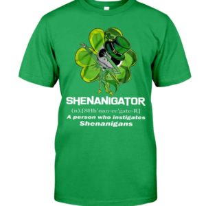 Jack Skellington Irish Shenanigator A Person Who Instigates Shenanigans Shirt Apparel