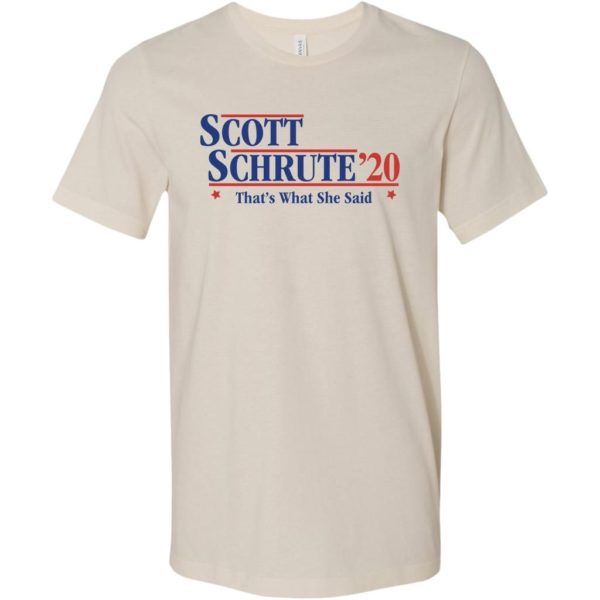 Scott Schrute 20 That's What She Said Men Shirt Apparel