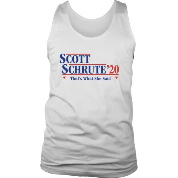 Scott Schrute 20 That's What She Said Men Shirt Apparel