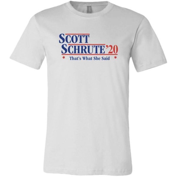 Scott Schrute 20 That's What She Said Men Shirt Apparel