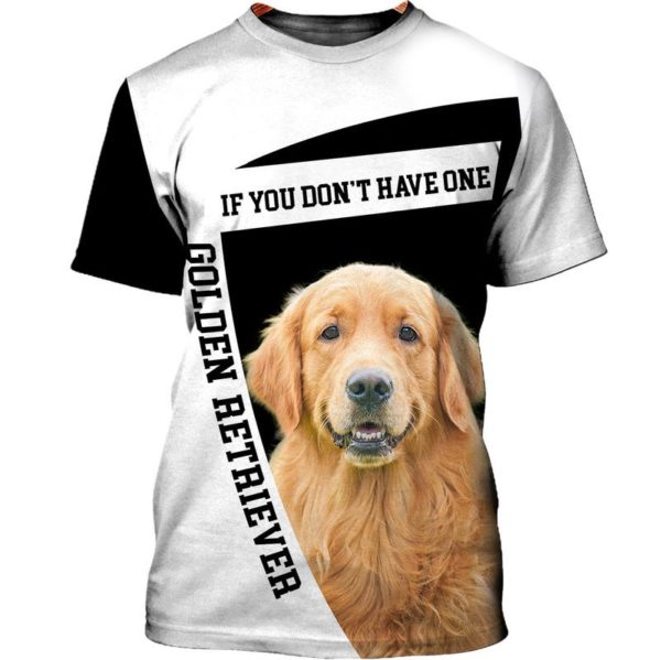 Golden Retriever 3D Shirt Apparel