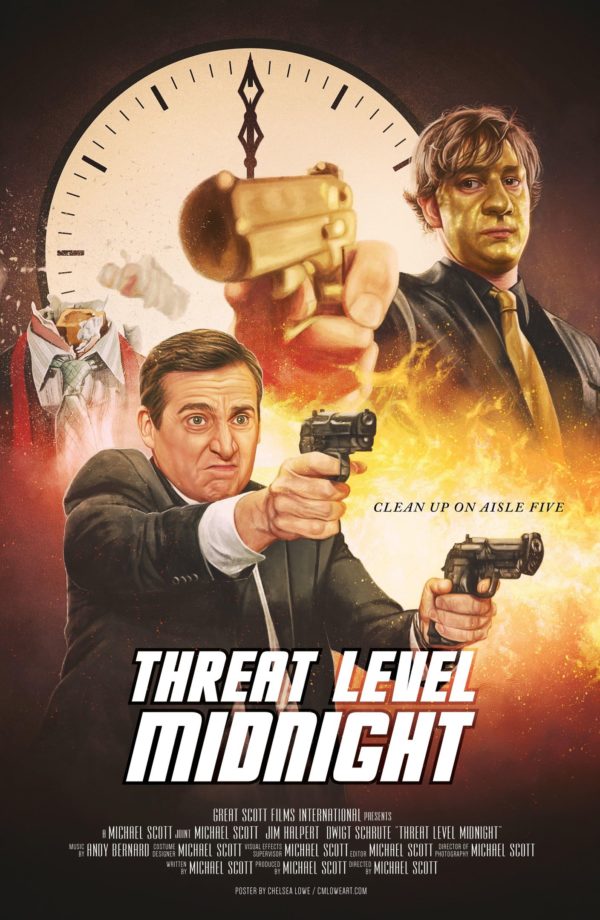 Threat Level Midnight Movie Poster Apparel
