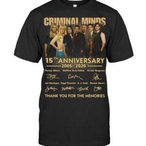 Criminal Minds 15th Anniversary Thank You For The Memories Signature Shirt Apparel