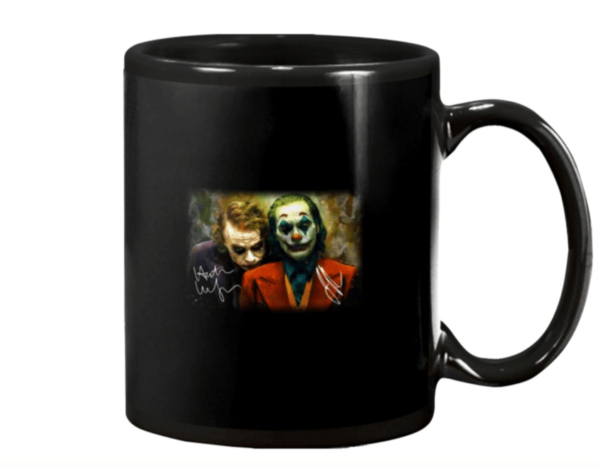 Joaquin Phoenix Joker vs Heath Ledger Joker Coffee Mug Apparel
