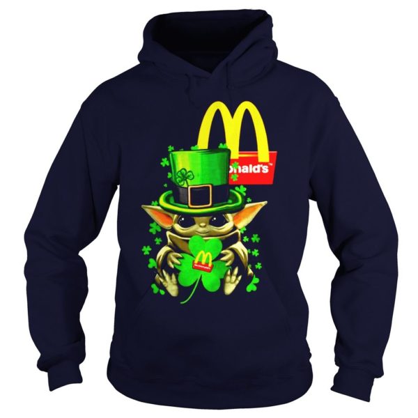 Baby Yoda Mcdonalds Shamrock St Patricks Day Shirt Apparel