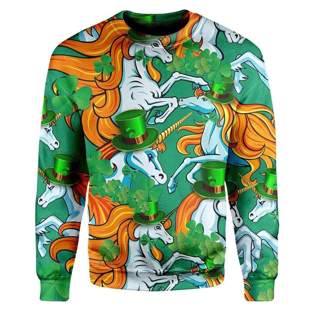 Unicorn On St. Patrick's Day 3D All Over Print Shirt Apparel Unicorn On St. Patrick's Day 3D All Over Print Shirt Apparel