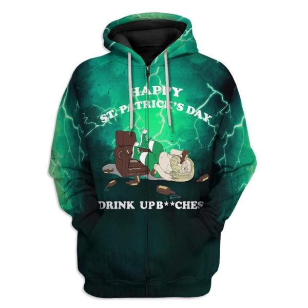 Happu St. Patrick's Day Avengers Drunk Fat Thor 3D All Over Print Shirt Apparel