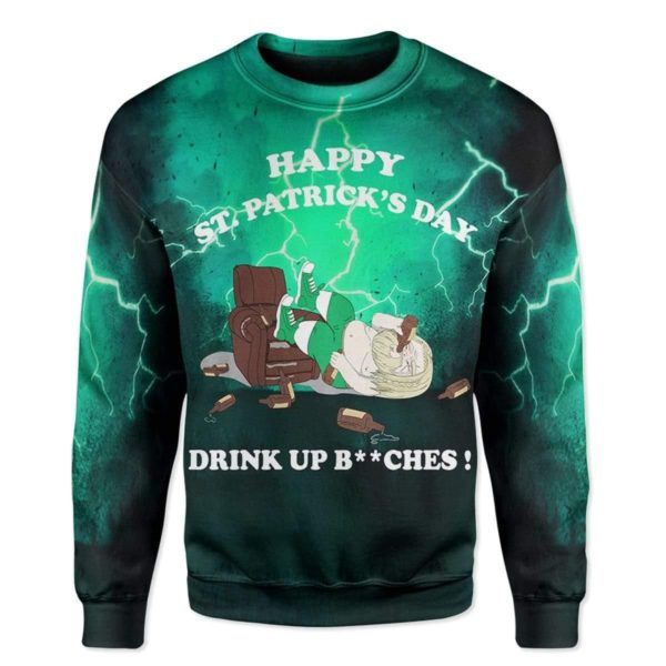 Happu St. Patrick's Day Avengers Drunk Fat Thor 3D All Over Print Shirt Apparel