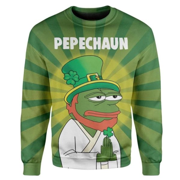 Pepechaun St Patrick's Day 3D All Over Print Shirt Apparel