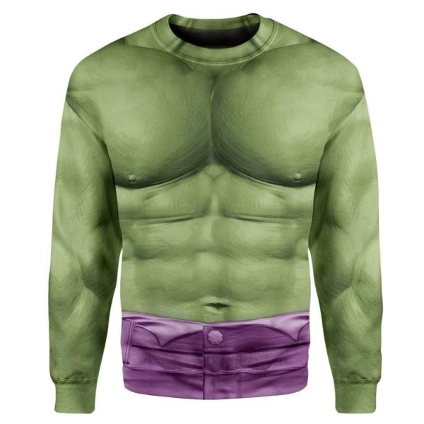 Hulk Cosplay Incredible 3D All Over Print Shirt Apparel