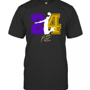 Kobe Bryant Black Mamba 24 Los Angeles Lakers Mamba Shirt Apparel