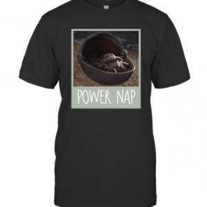 Baby Yoda and The Mandalorian Power Nap Shirt Apparel