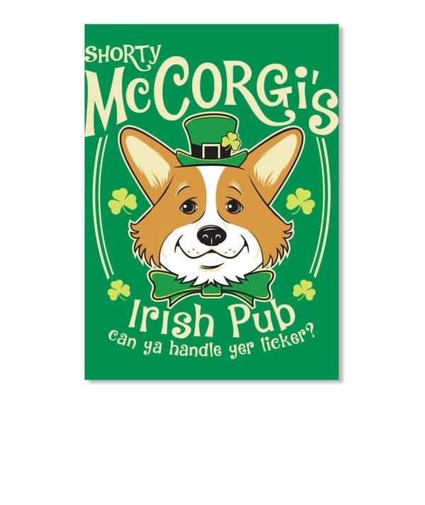 Corgi St Patrick's Day Irish Pub Shirt Apparel