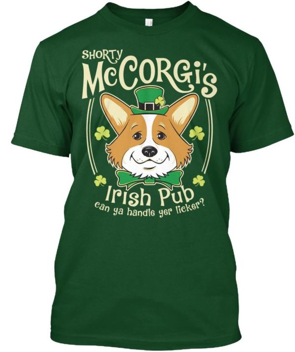 Corgi St Patrick's Day Irish Pub Shirt Apparel