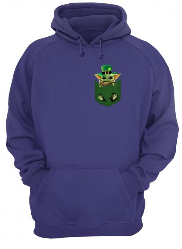 Patrick's Day with Baby Yoda In A Mini Poket Shirt Apparel