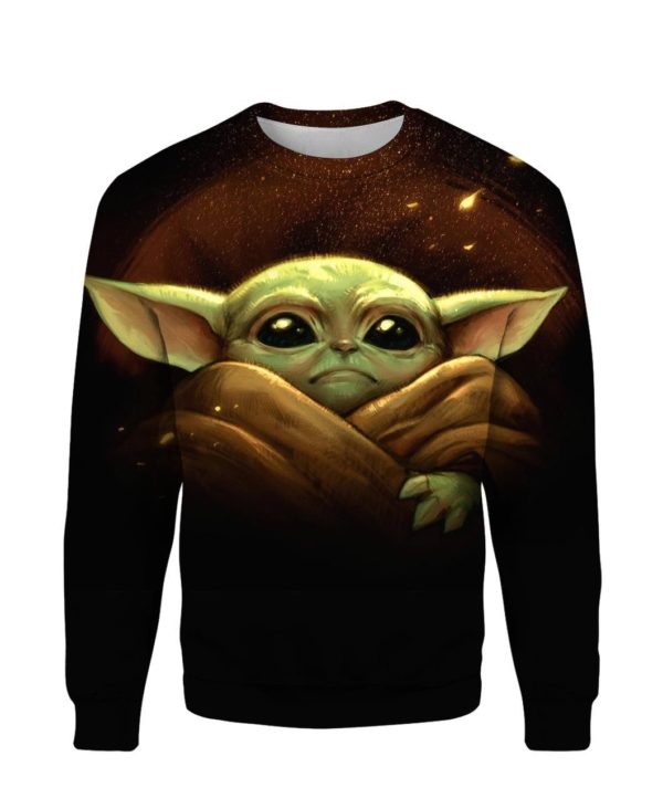 Baby Yoda Star Wars 3D Print Shirt Hoodie Apparel