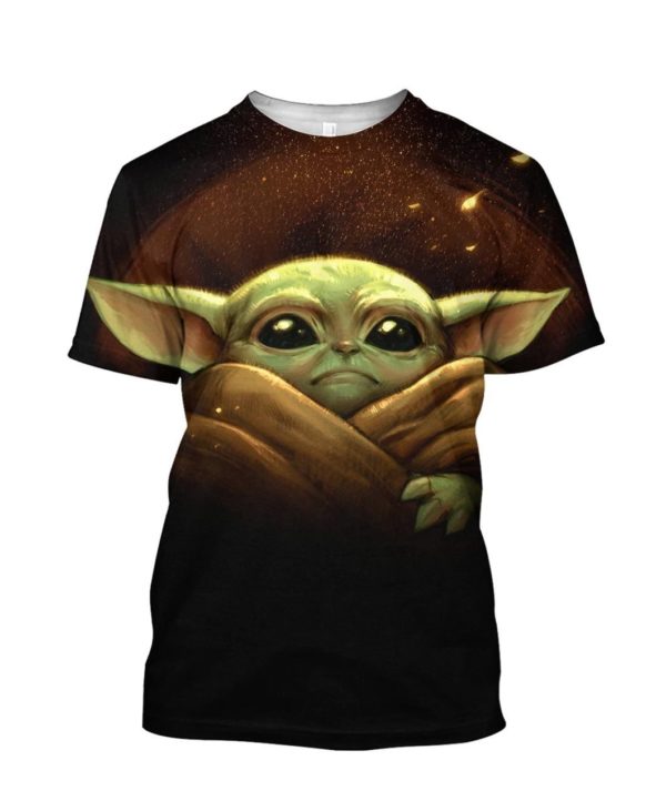 Baby Yoda Star Wars 3D Print Shirt Hoodie Apparel