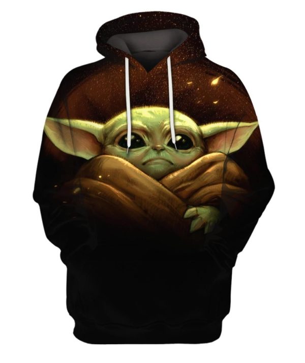 Baby Yoda Star Wars 3D Print Shirt Hoodie Apparel