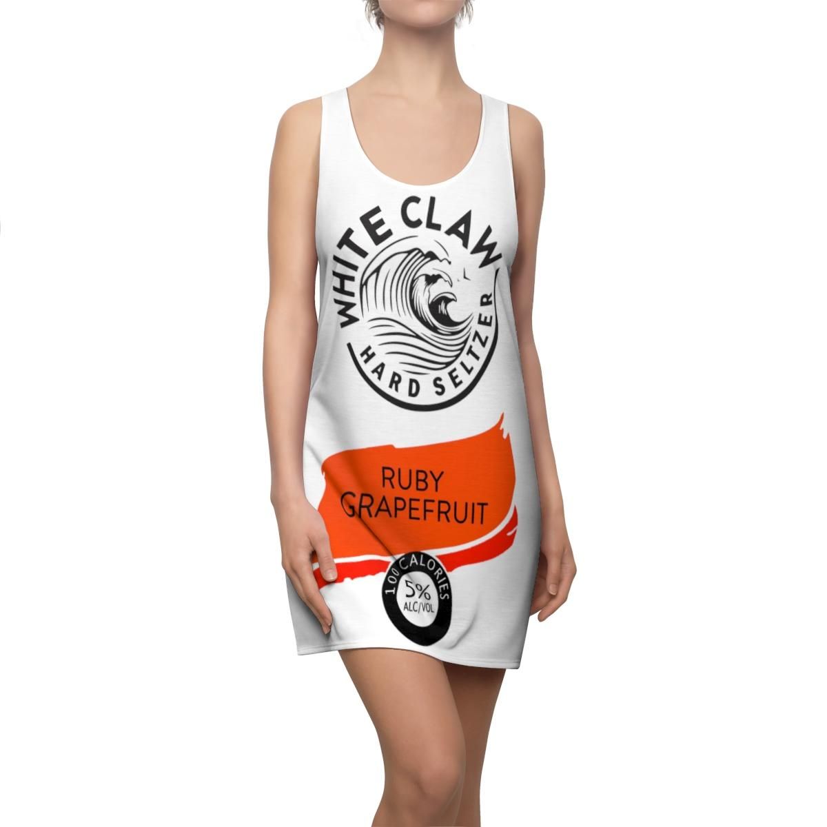 White Claw Costume Ruby Grapefruit Dress Apparel White Claw Costume Ruby Grapefruit Dress Apparel