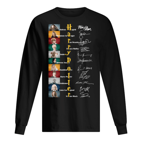 Harry Potter Character Signature Shirt Apparel