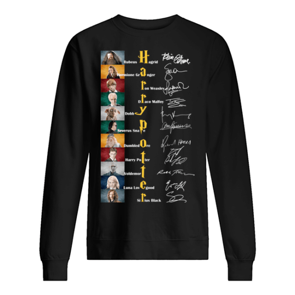 Harry Potter Character Signature Shirt Apparel