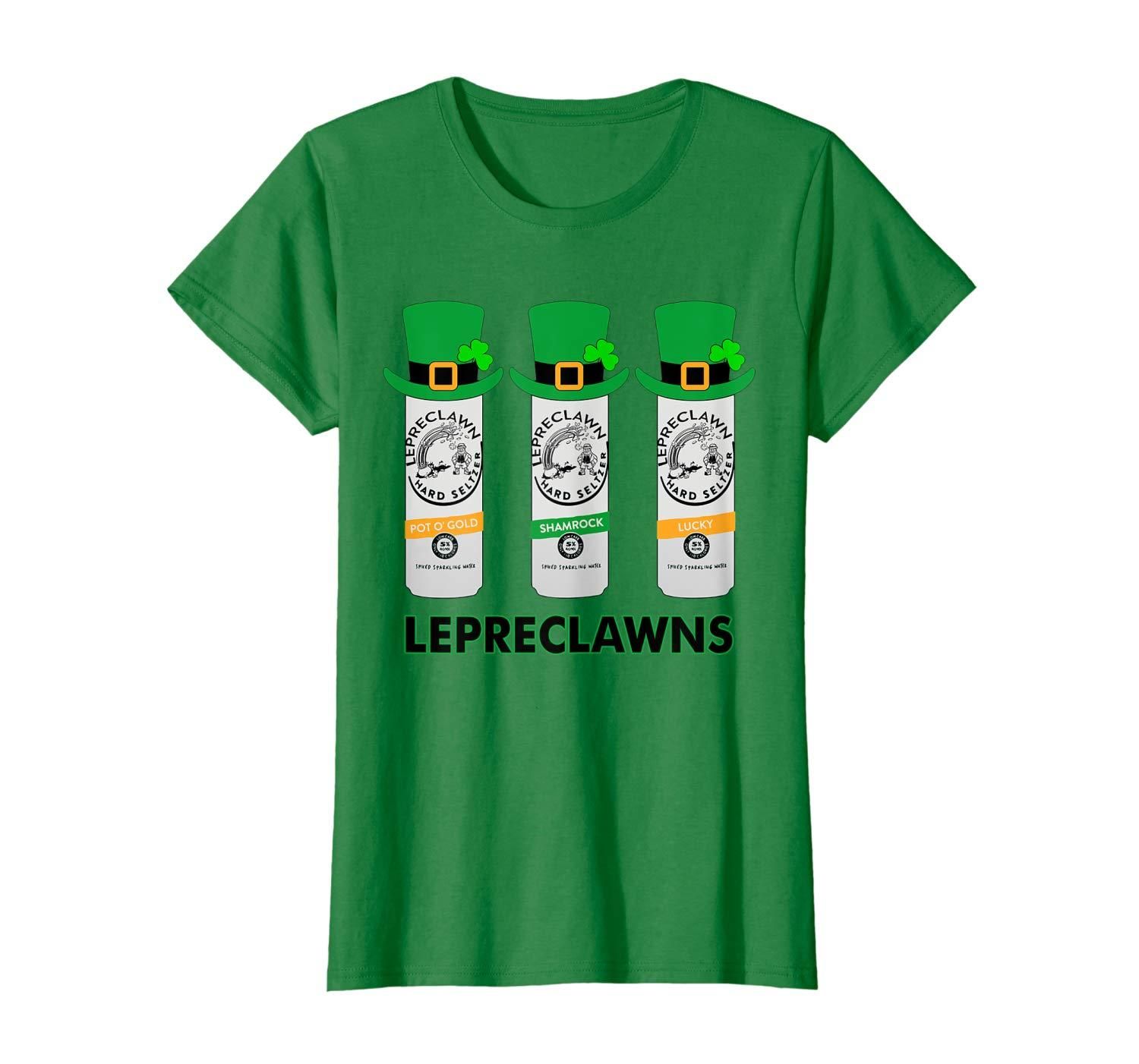 Lepreclawns Lucky Shamrock Drinking St Patrick's Day Claw Shirt Apparel Lepreclawns Lucky Shamrock Drinking St Patrick's Day Claw Shirt Apparel