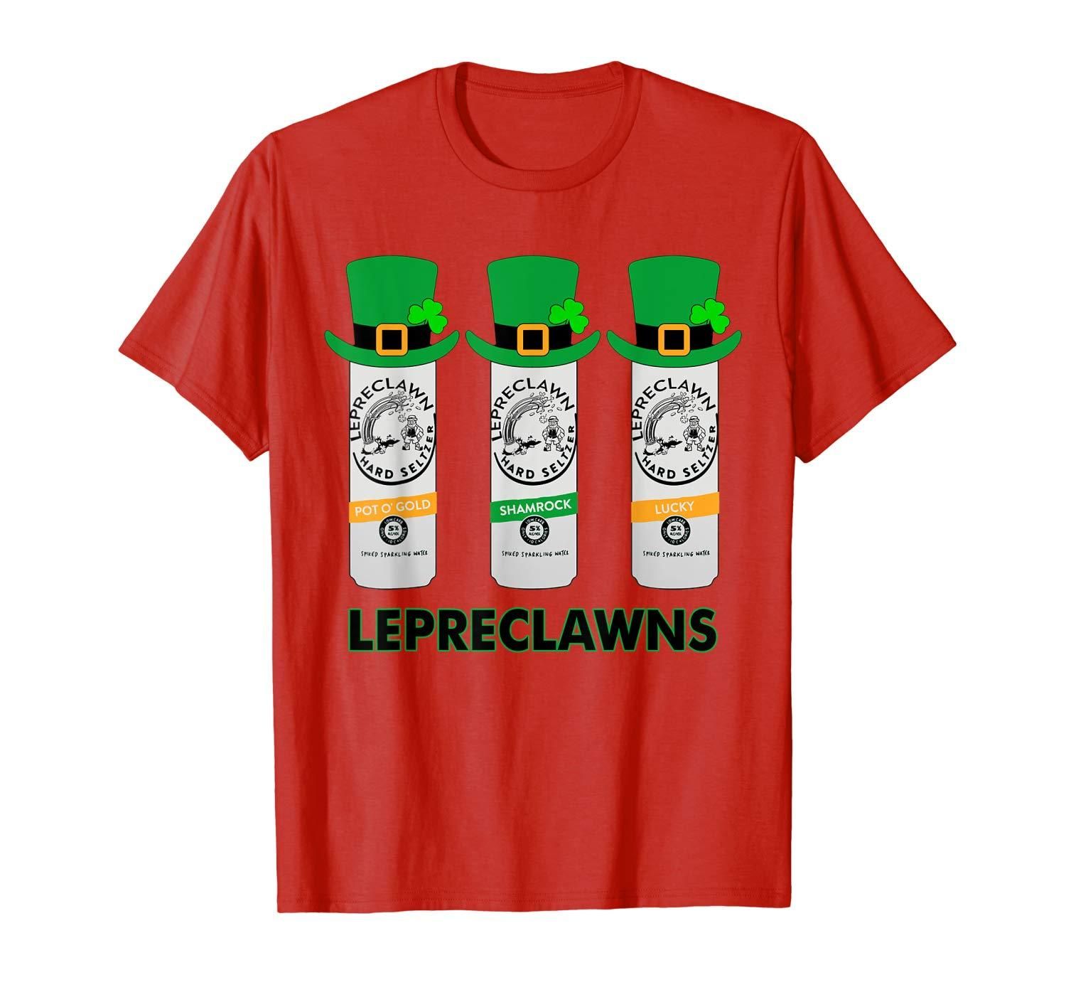 Lepreclawns Lucky Shamrock Drinking St Patrick's Day Claw Shirt Apparel Lepreclawns Lucky Shamrock Drinking St Patrick's Day Claw Shirt Apparel