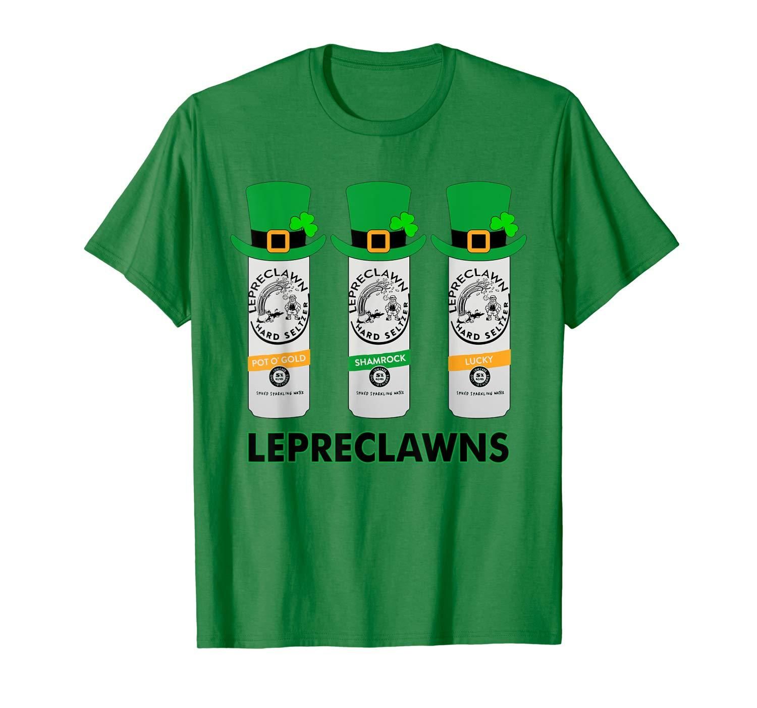 Lepreclawns Lucky Shamrock Drinking St Patrick's Day Claw Shirt Apparel Lepreclawns Lucky Shamrock Drinking St Patrick's Day Claw Shirt Apparel