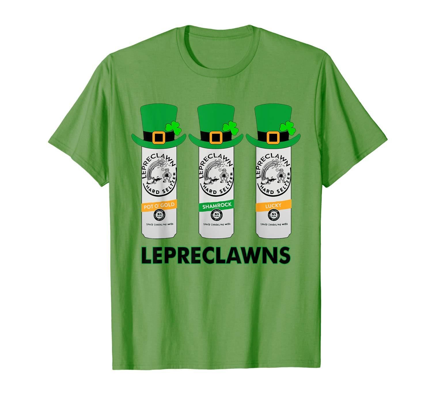 Lepreclawns Lucky Shamrock Drinking St Patrick's Day Claw Shirt Apparel Lepreclawns Lucky Shamrock Drinking St Patrick's Day Claw Shirt Apparel