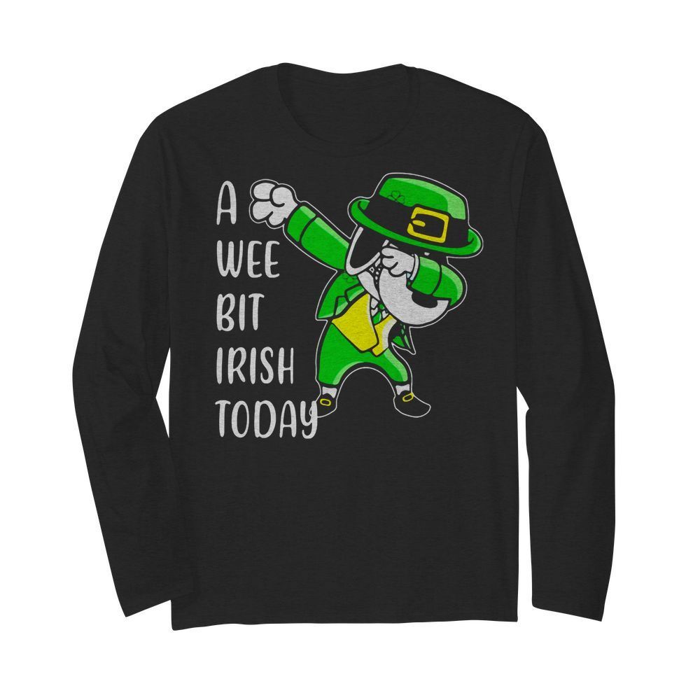 Snoopy Dabbing A Wee Bit Irish Today Shirt Apparel Snoopy Dabbing A Wee Bit Irish Today Shirt Apparel