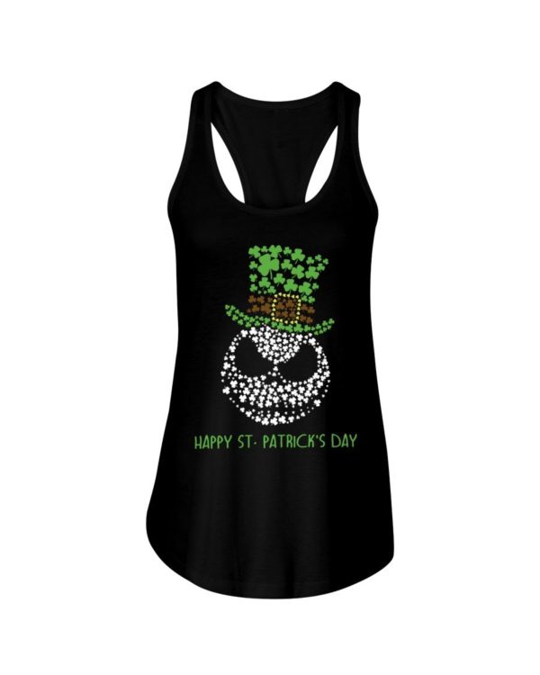 Happy St.Patrick's Day Jack Skellington Irish Leaf Shirt Apparel