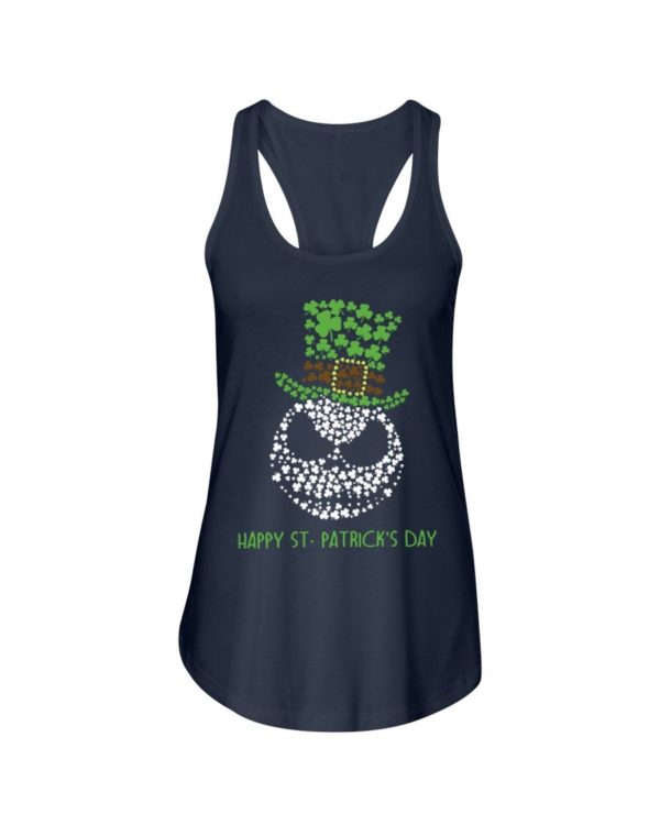 Happy St.Patrick's Day Jack Skellington Irish Leaf Shirt Apparel