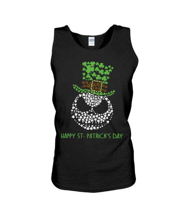 Happy St.Patrick's Day Jack Skellington Irish Leaf Shirt Apparel