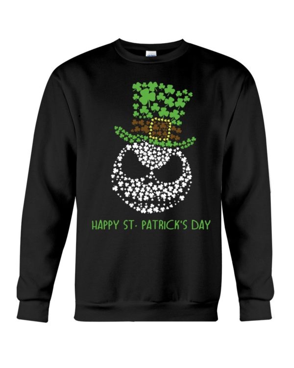 Happy St.Patrick's Day Jack Skellington Irish Leaf Shirt Apparel