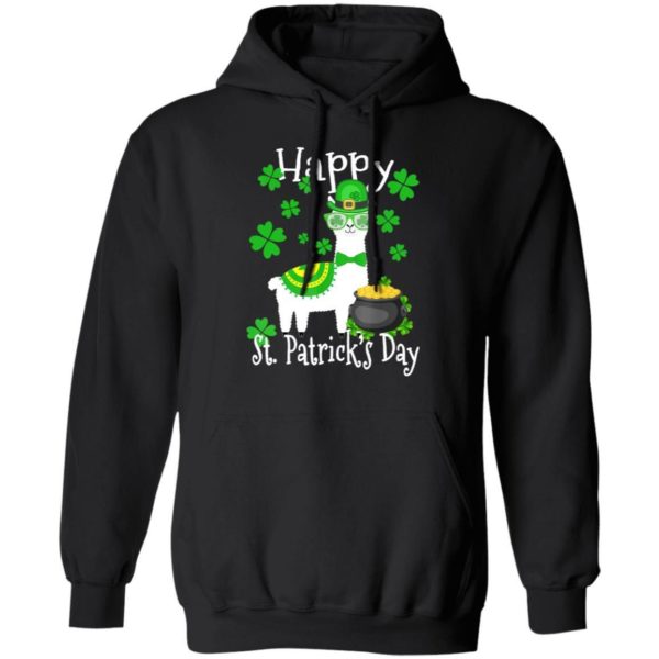 Llama Shamrock Leprechaun Happy St Patrick’s Day Funny Shirt Apparel