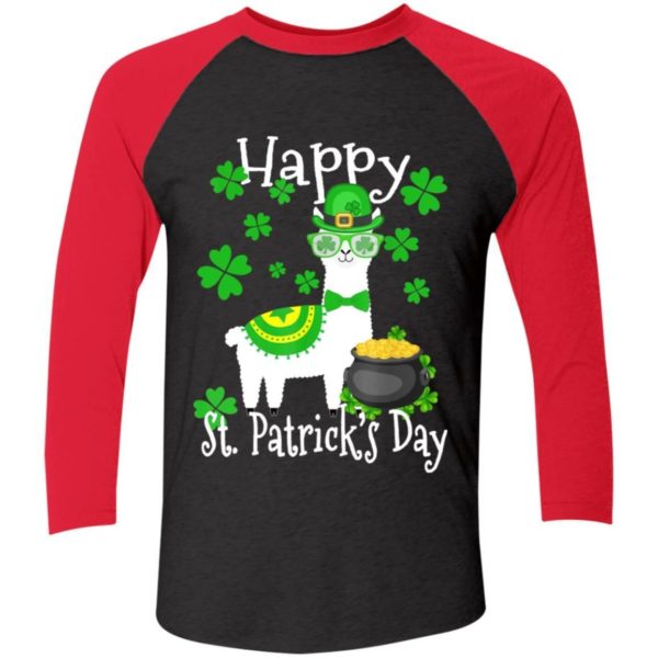 Llama Shamrock Leprechaun Happy St Patrick’s Day Funny Shirt Apparel